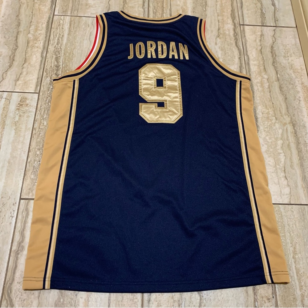 Michael Jordan Nike USA Basketball Navy/Gold LARGE Vintage